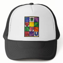 Eye Love U hats