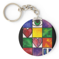 Eye Love U keychains