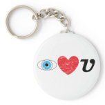 Eye Love U Keychain