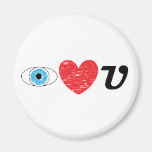Eye Love U Magnet