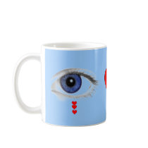 Eye Luv U ! Mug by zazzitup Eye Luv U ! Mug