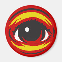 Eye magnet - Red magnets