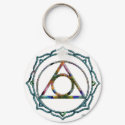 eye mandala keychains
