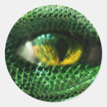 Eye of a.. round sticker