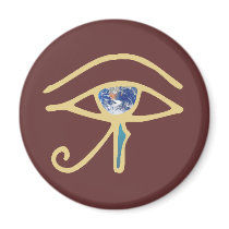 Eye Of Earth gold magnets by JKcoder Eye Of Earth gold magnets