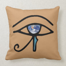 Eye Of Earth Pillow