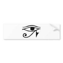 Eye of Horus bumper stickers by spyderfyngers Eye of Horus bumper stickers
