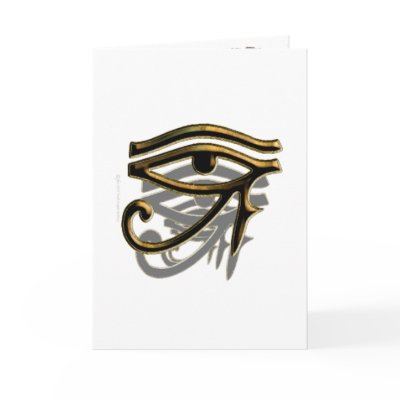 eye of horus. Eye of Horus Card by