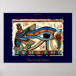 EYE OF HORUS Egyptian Art Posters