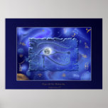 EYE OF HORUS Egyptian Fantasy Art Print