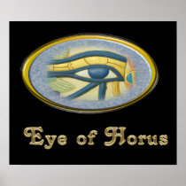 Eye of Horus Egyptian god poster