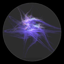 Eye of Horus ~ Fractal Sticker stickers