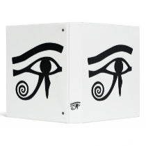 Eye of Horus Hieroglyphic 3 Ring Binders