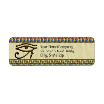 Eye of Horus Return Address Label