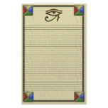 Eye of Horus Lined Stationery Design