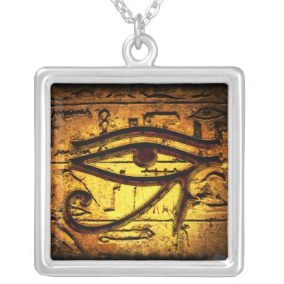 &#39;Eye of Horus&#39; Necklace by everoctober. Also known as the Eye of Ra, or Udjat, it is the symbol of the Egyptian god Horus.