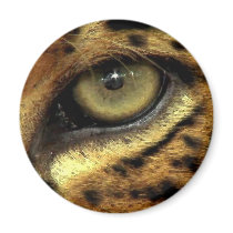 EYE OF JAGUAR Round Magnet
