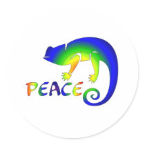 Eye Of Newt Peace stickers by orsobear Eye Of Newt Peace stickers