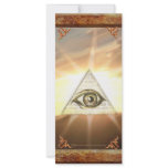 Eye of Providence Sunburst Rackcard
