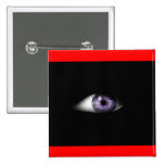 Eye of Purple Cute Cool Eyeball Design Buttons
