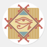 Eye of Ra Round Stickers