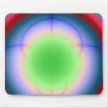 Eye of the Aurora Storm Abstract Art Mousepad