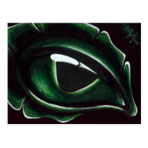 Eye Of The Baby Green Dragon postcards