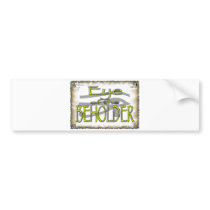Eye of the Beholder - Bumper Sticker bumper stickers by starverse Eye of the Beholder - Bumper Sticker bumper stickers