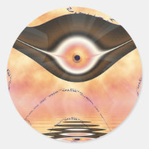 Eye of the Nile Round Sticker