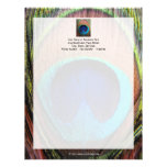 Eye of the Peacock Feather Close-Up letterhead