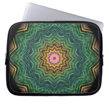 Eye of the Star Kaleidoscope Laptop Sleeve