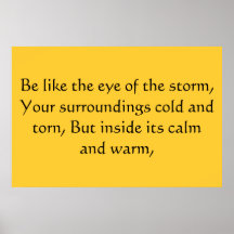 Eye of the storm print