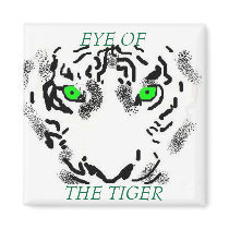 Eye of the Tiger, magnets by wildmog Eye of the Tiger, magnets