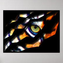Eye Of The Tiger Tear Through Print