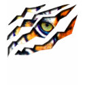 Eye Of The Tiger Tear Through Tee t-shirts by DragonCat Eye Of The Tiger Tear Through Tee t-shirts