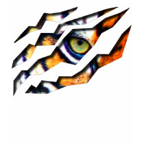 Eye Of The Tiger Tear Through Tee t-shirts