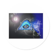Eye of Wisdom Round Sticker