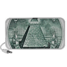 Eye On The Dollar Illuminati Pyramid Speaker