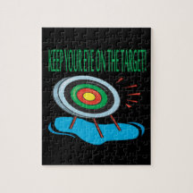 Eye On The Target Jigsaw Puzzle