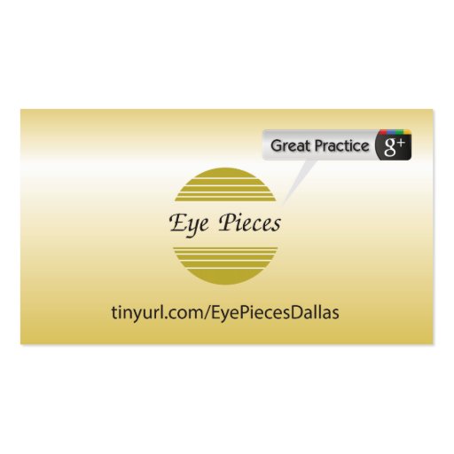 Eye Pieces Dalls Business Card Templates