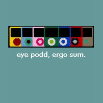 eye podd, ergo sum t-shirts by holycrocodile eye podd, ergo sum t-shirts