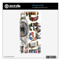 Eye Read iPhone 4/4s Skin Decal For The iPhone 4