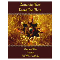 Eye Rose Flyer Design