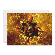 Eye Rose Custom Invitation