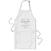Eye Shadow Personalized Wedding aprons