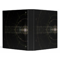 "Eye Ship" Fractal Art Vinyl Binder
