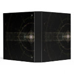 "Eye Ship" Fractal Art Vinyl Binder