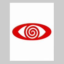 Eye spiral eye spiral postcards