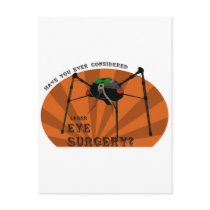 Eye Surgery Post Card