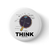 (Eye) Think (Anatomical Humor) buttons by wordsunwords (Eye) Think (Anatomical Humor) buttons